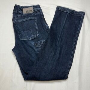 Duluth Trading Co Curvesetter Daily Grind Jeans Womens 6x33 Double Knee Workwear